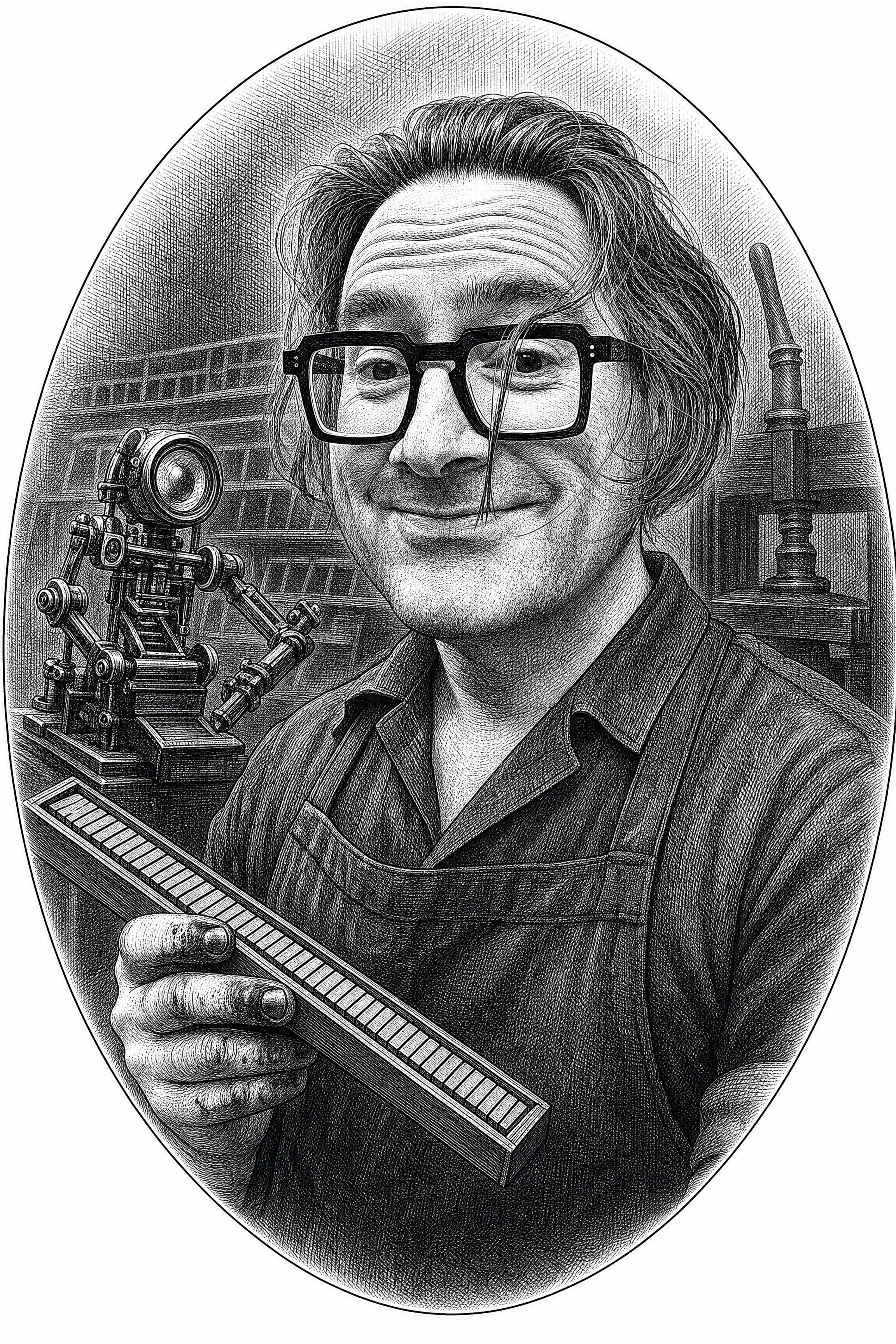 The author, engraved from life.