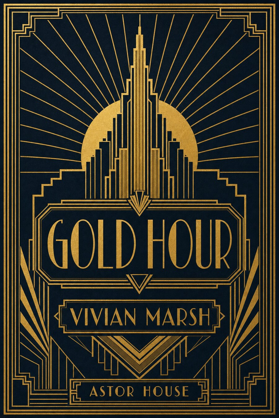 A Art Deco sample cover