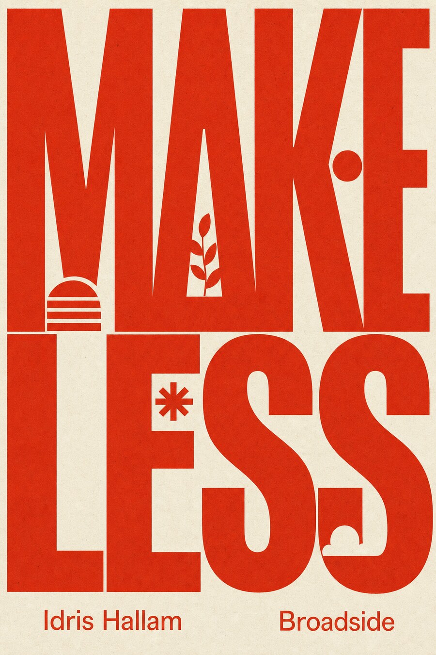 A Bold typographic sample cover