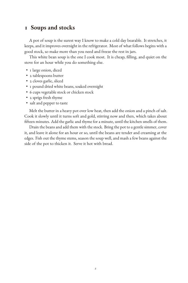 An early interior page of The Hearthstone Table