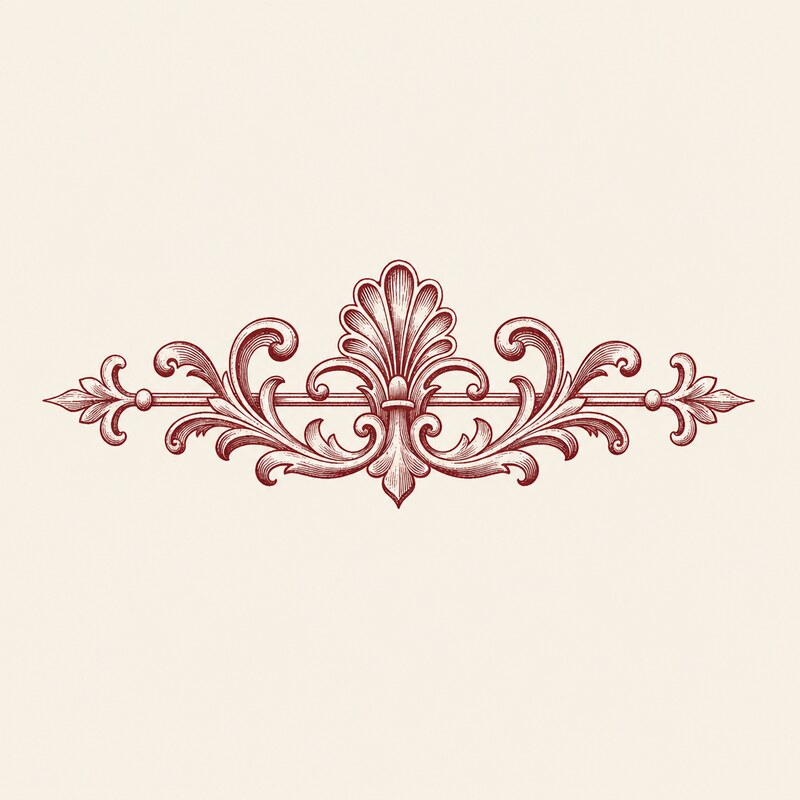 A Printer's ornament sample plate